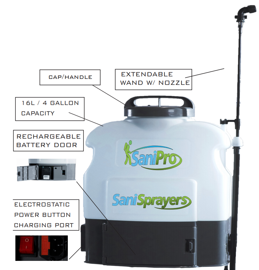 SaniSprayer-ES-16-Backpack-Electrostatic-Sprayer-with-Rechargeable-Battery